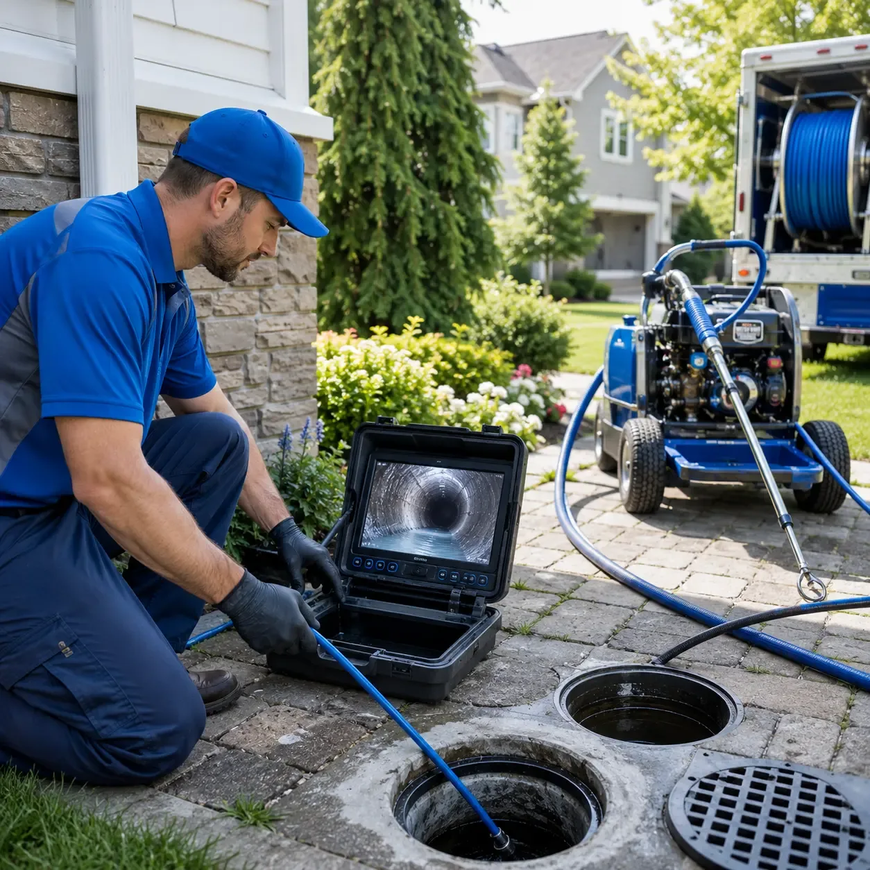 Outdoor drain cleaning professionals serving Addis, LA