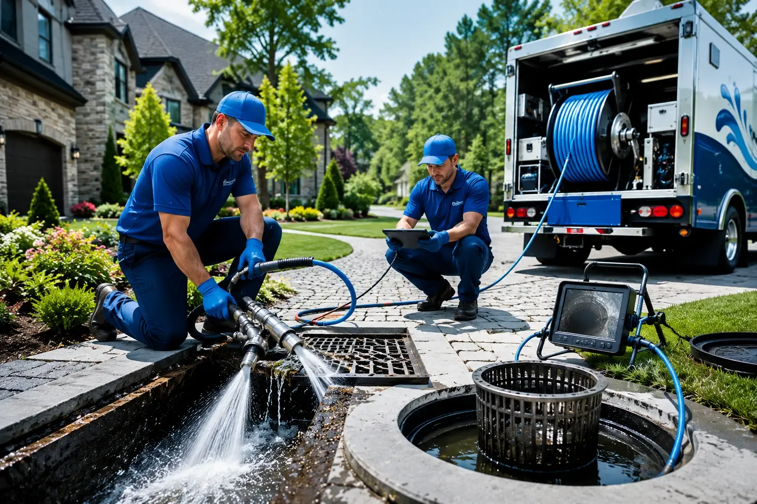 Local outdoor drain cleaning professionals in Addis, LA